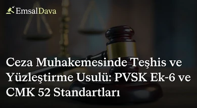 Ceza Muhakemesinde Teşhis ve Yüzleştirme Usulü: PVSK Ek-6 ve CMK 52 Standartları