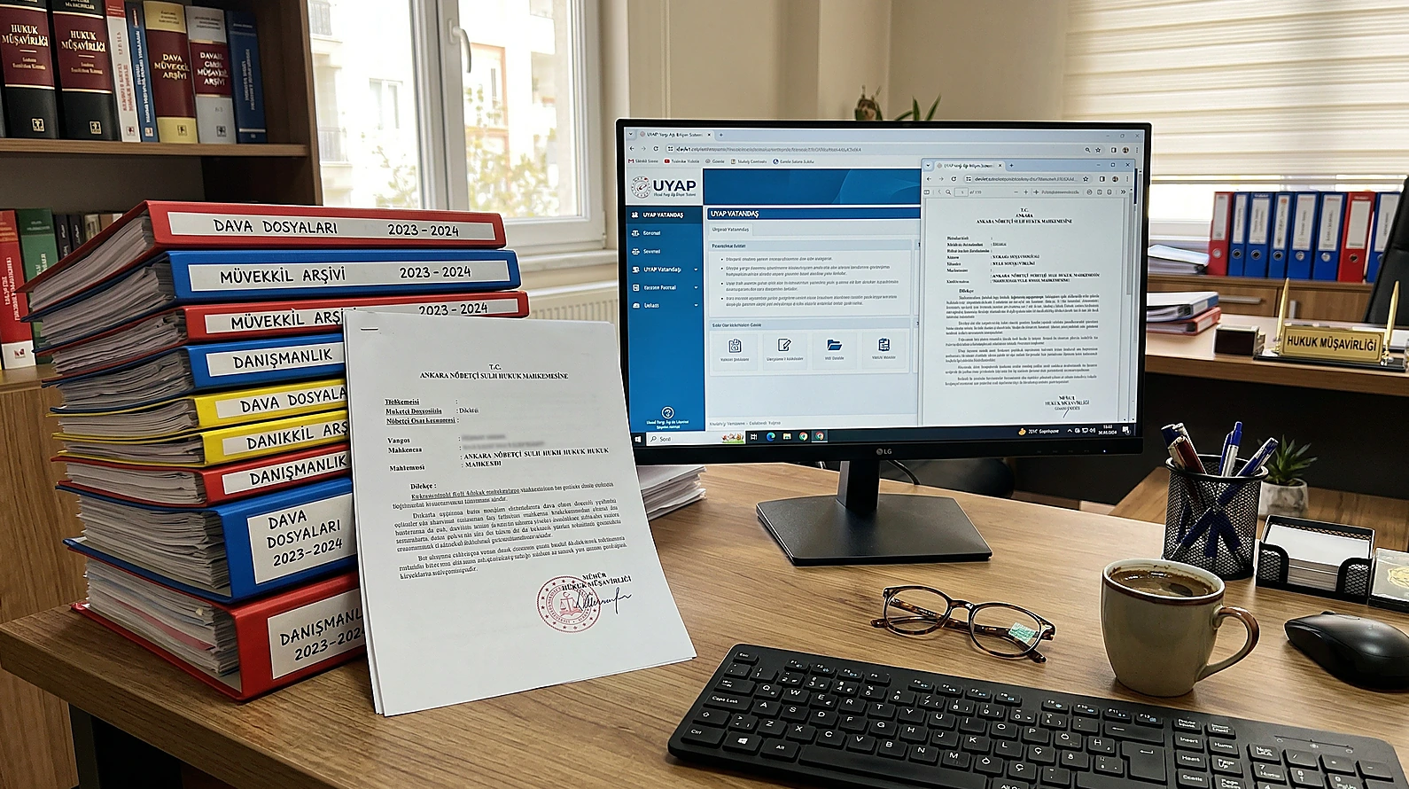 Adliye pratiğinde temyiz dilekçesi hazırlama ve UYAP gönderim süreci.