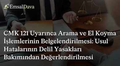 CMK 121 Uyarınca Arama ve El Koyma İşlemlerinin Belgelendirilmesi: Usul Hatalarının Delil Yasakları Bakımından Değerlendirilmesi