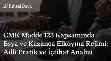 CMK Madde 123 Kapsamında Eşya ve Kazanca Elkoyma Rejimi: Adli Pratik ve İçtihat Analizi