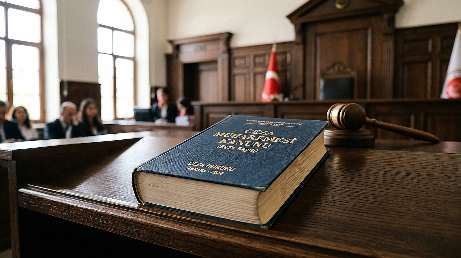 CMK mevzuat metni ve yargısal otoriteyi temsil eden görsel.