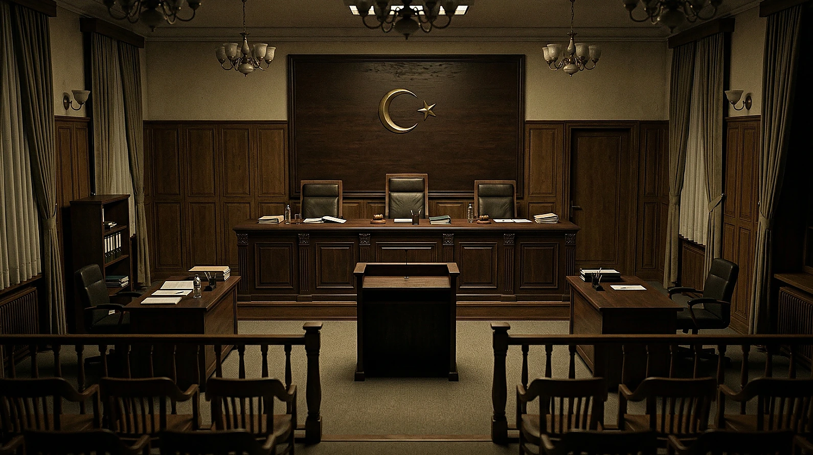Savcılık yetki uyuşmazlıklarında karar mercii olan Ağır Ceza Mahkemesi temsili.