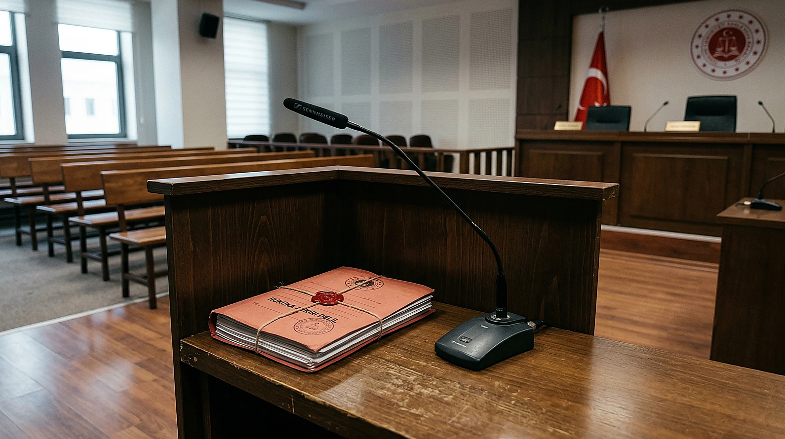 Yasak sorgu yöntemleri ve hukuka aykırı delil değerlendirme yasağını temsil eden mahkeme detayı.