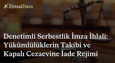 Denetimli Serbestlik İmza İhlali: Yükümlülüklerin Takibi ve Kapalı Cezaevine İade Rejimi