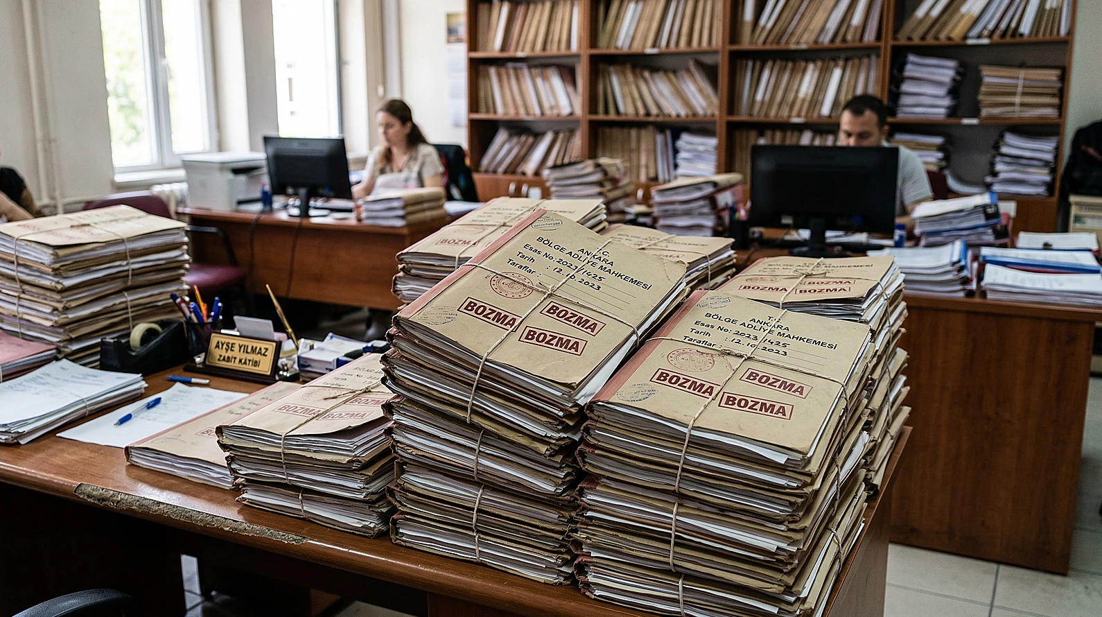 Yargıtay tarafından usul hatası nedeniyle bozulan dava dosyalarını temsil eden görsel.