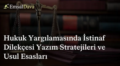 Hukuk Yargılamasında İstinaf Dilekçesi Yazım Stratejileri ve Usul Esasları