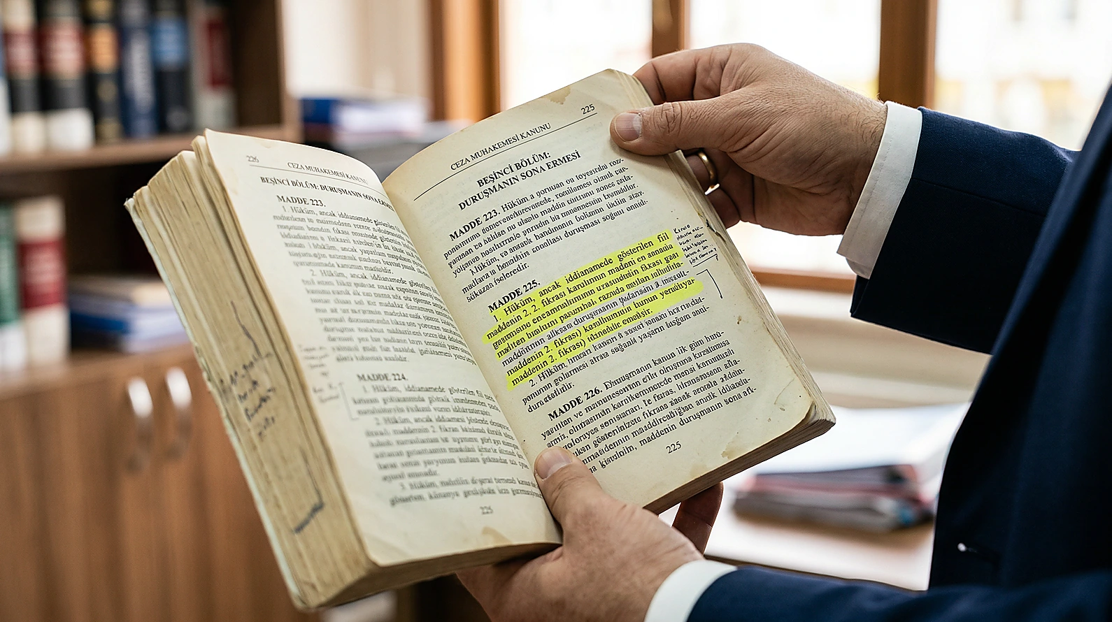 CMK 225 maddesini ve iddianameye bağlılık ilkesini vurgulayan hukuki doküman.