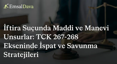İftira Suçunda Maddi ve Manevi Unsurlar: TCK 267-268 Ekseninde İspat ve Savunma Stratejileri