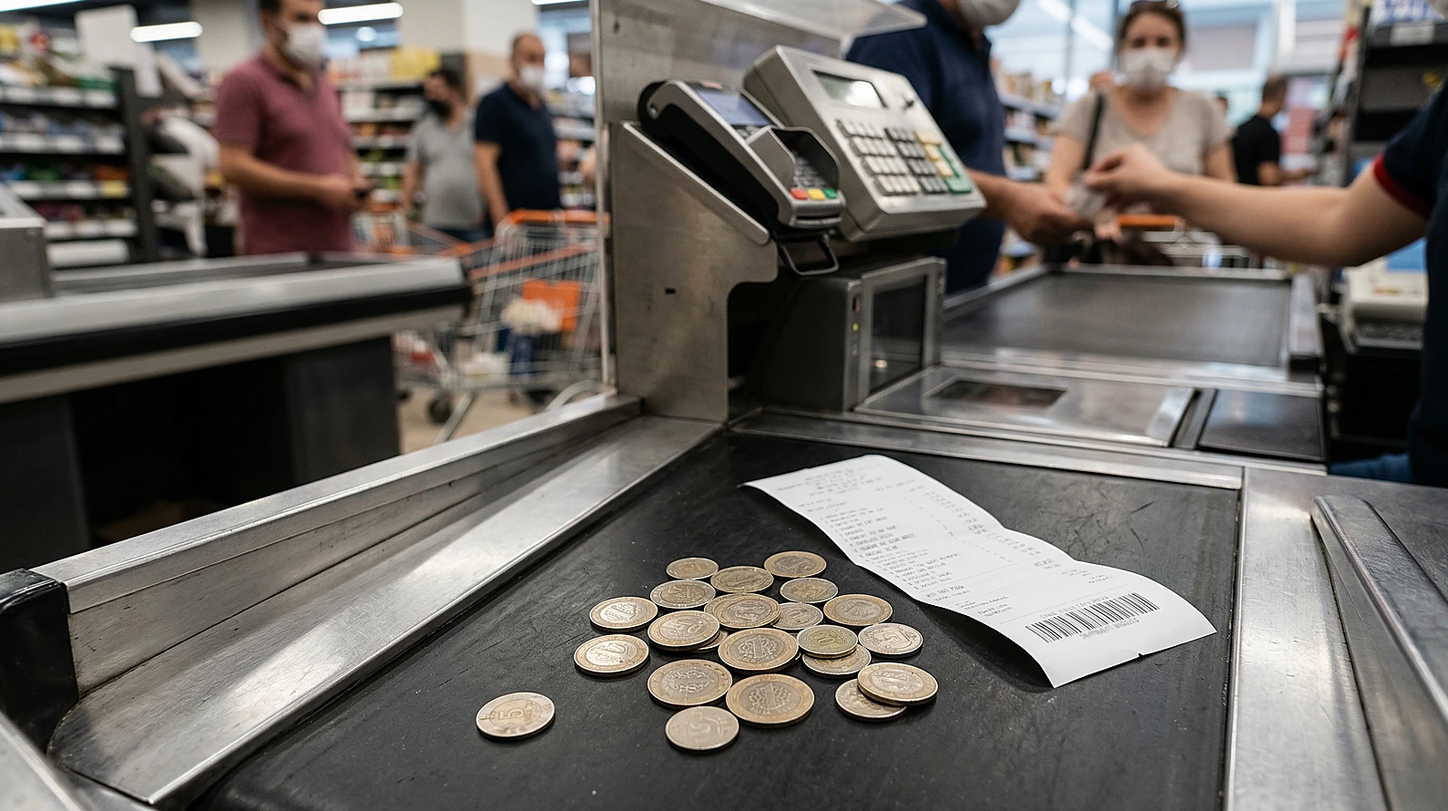 Market kasa hattı ve hukuki uyuşmazlığa konu olan ödeme noktası.