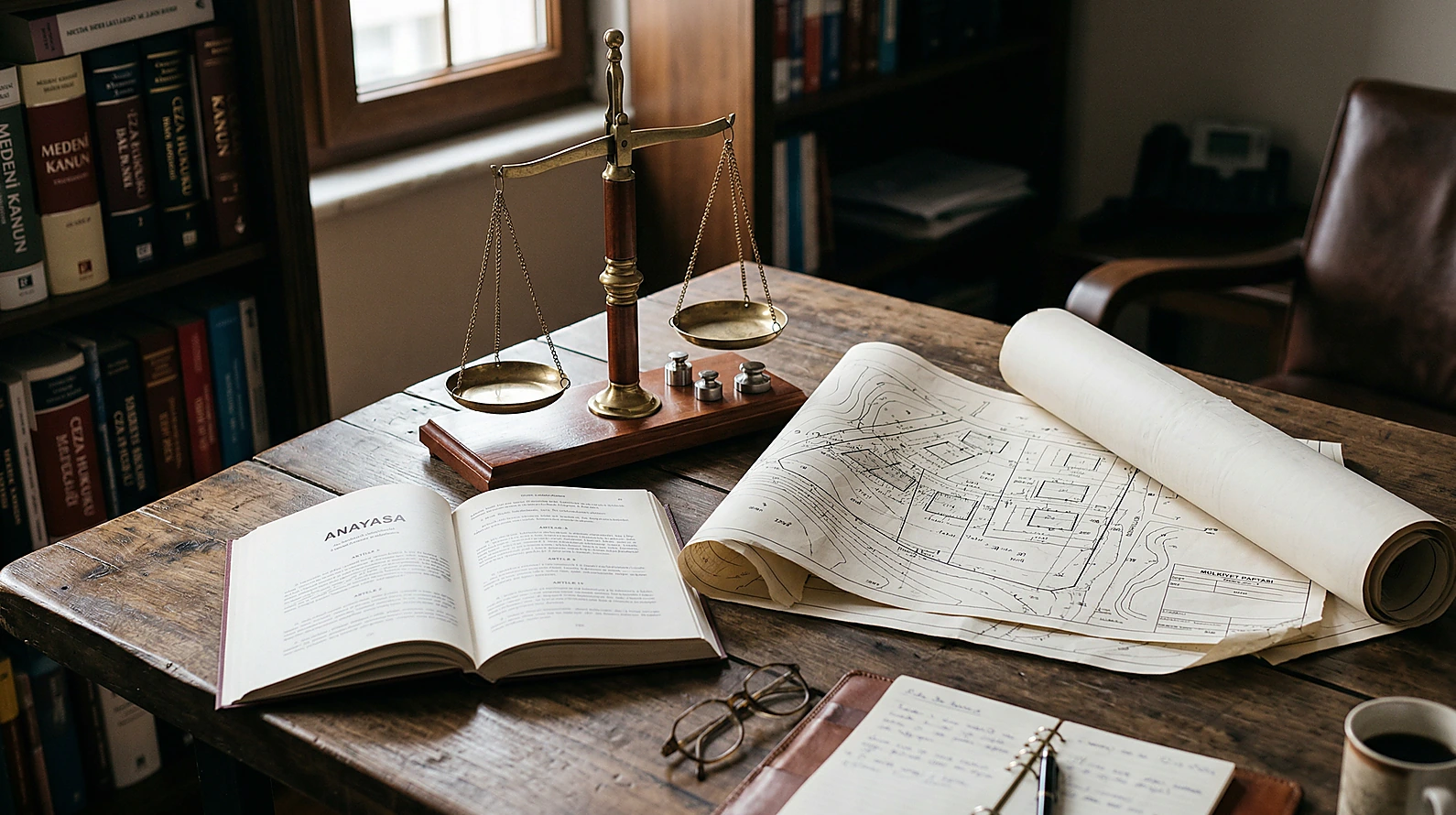 Mülkiyet hakkı müdahale kriterlerini simgeleyen hukuk objeleri