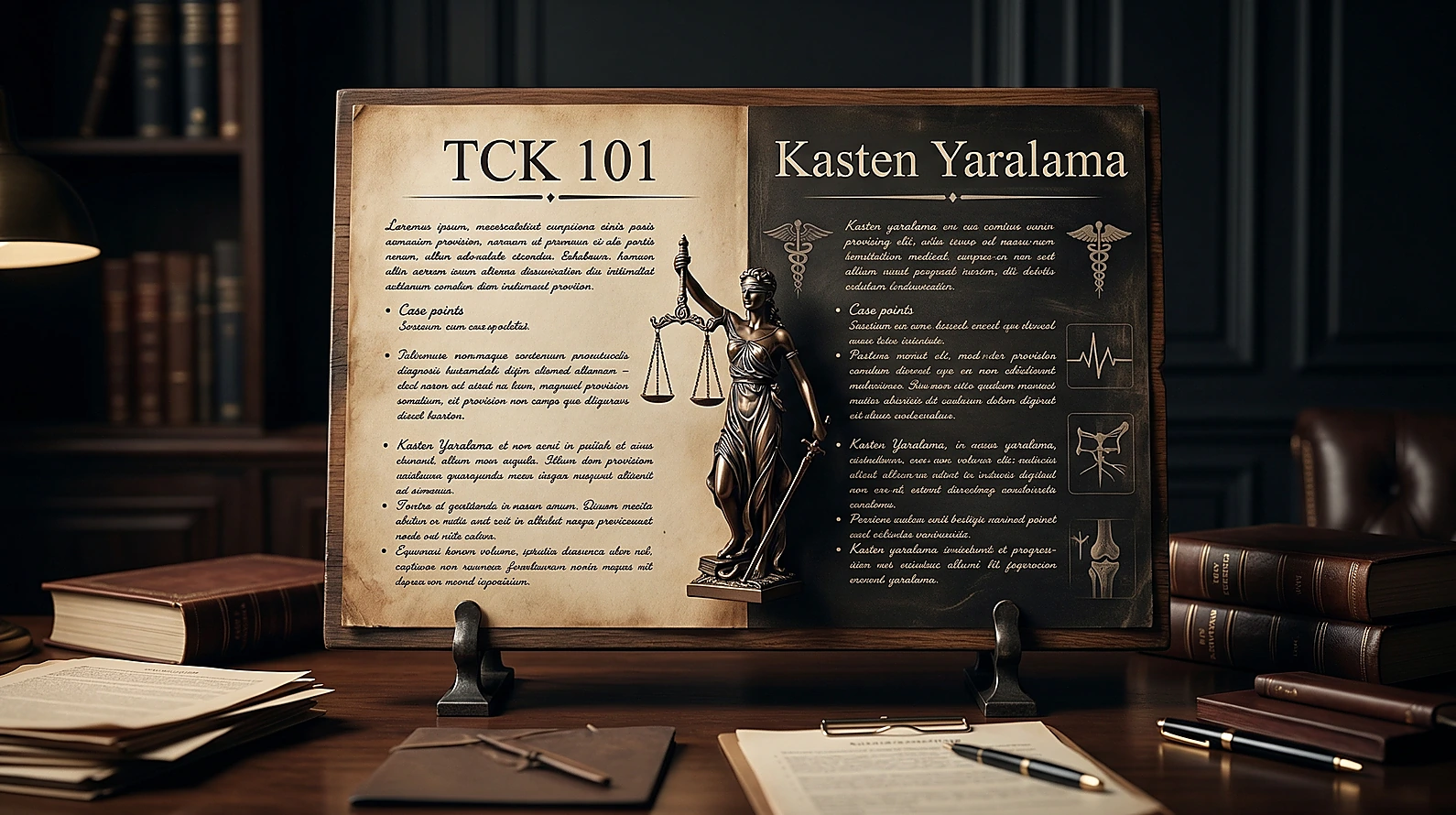 Kısırlaştırma ve hadım etme suçlarının hukuki karşılaştırmasını simgeleyen görsel.