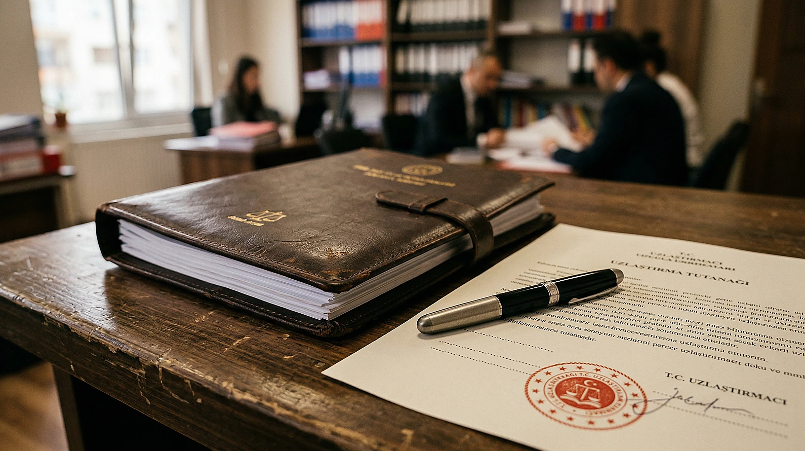 Uzlaştırma evrakları ve hukuk dosyası görünümü