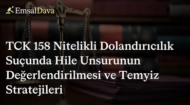 TCK 158 Nitelikli Dolandırıcılık Suçunda Hile Unsurunun Değerlendirilmesi ve Temyiz Stratejileri