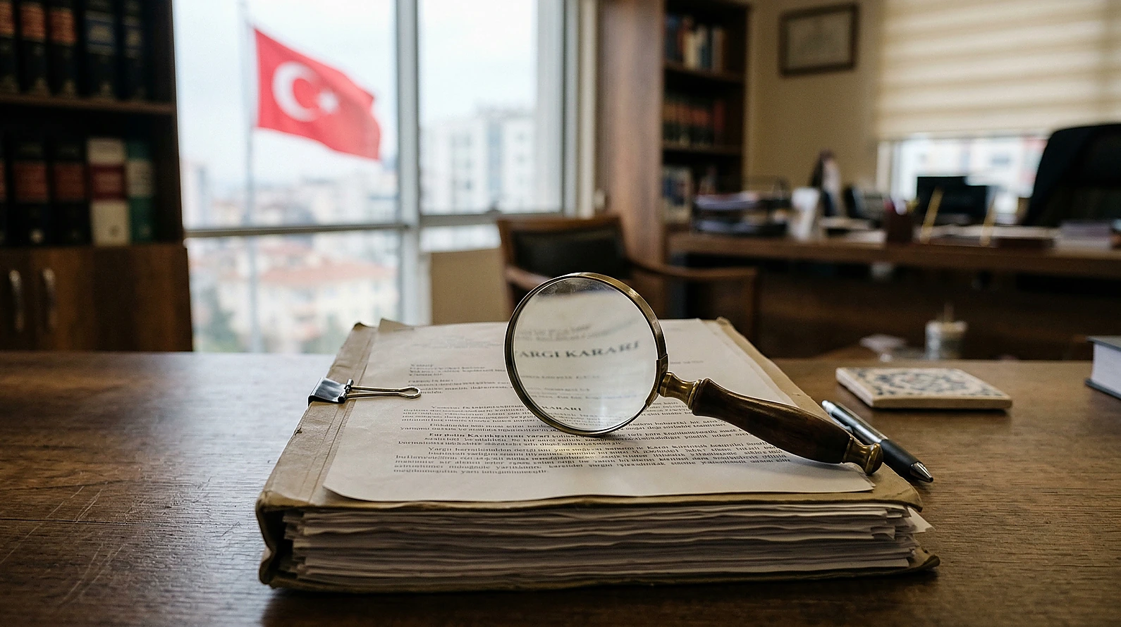 Kovuşturmaya yer olmadığına dair karara itiraz sürecini temsil eden hukuki görsel.