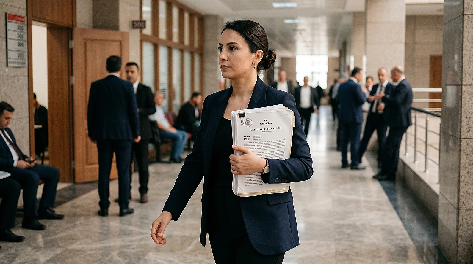 Kamu davasına katılma hakkı ve mağduriyet kavramını vurgulayan hukuki temsil.