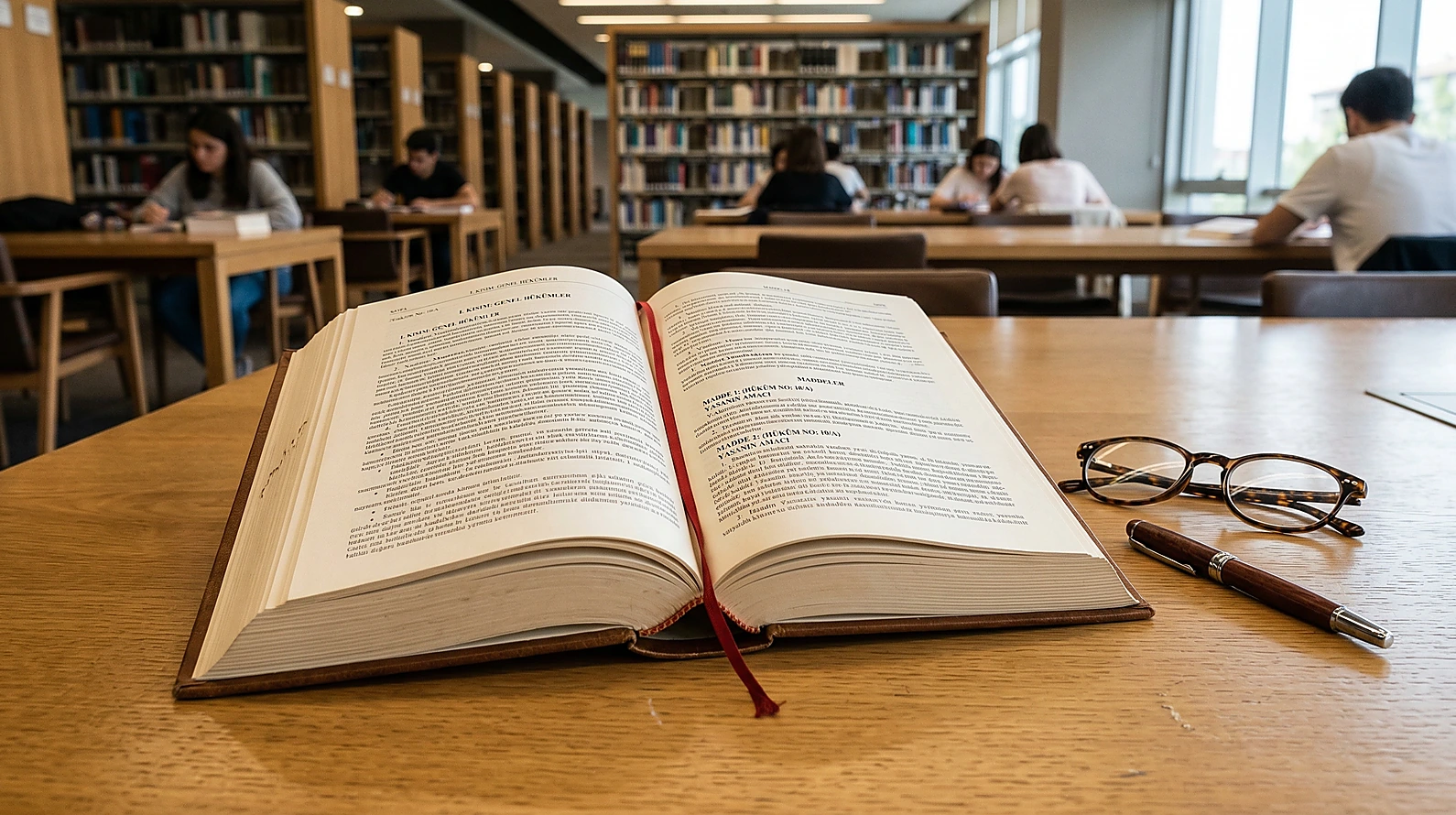 Hukuki kaynaklar ve kanun metni üzerinde duran akademik çalışma materyalleri.