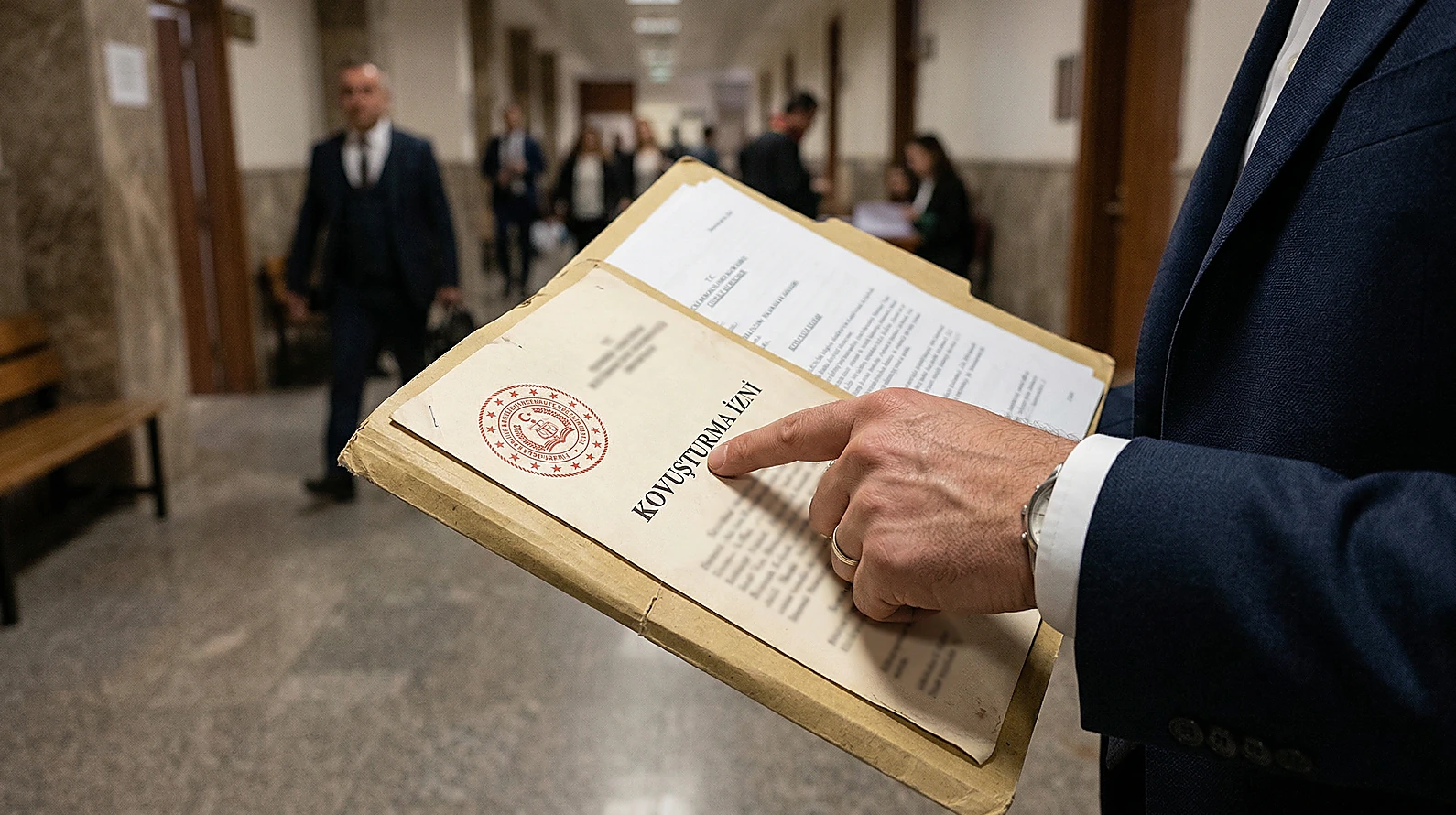 TCK 305 uyarınca gerekli olan Adalet Bakanlığı kovuşturma izni evrakının temsili görünümü.