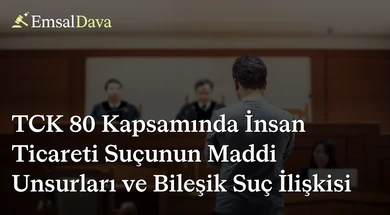 TCK 80 Kapsamında İnsan Ticareti Suçunun Maddi Unsurları ve Bileşik Suç İlişkisi