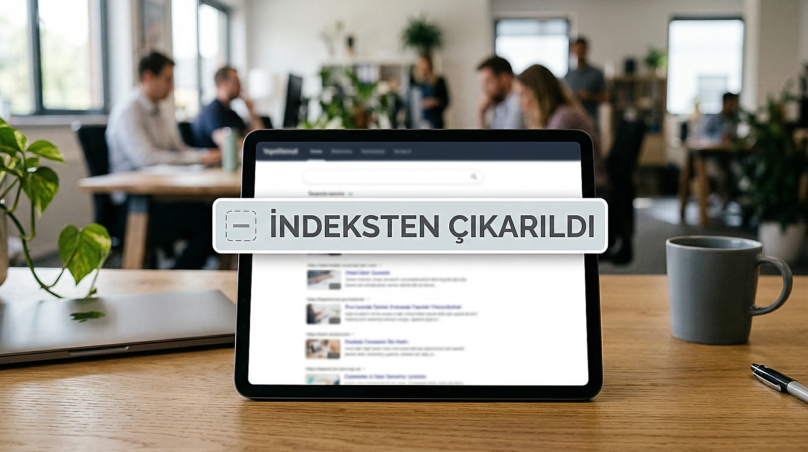 Arama motoru indekslerinden isim sildirme ve dijital verilerin kontrolü.